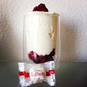 Raffaello-Himbeer-Creme